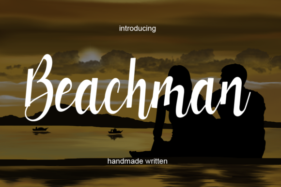 Beachman: A Handwritten Font for Elegant Branding