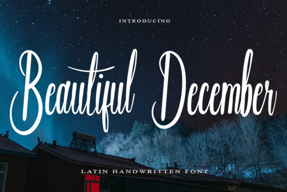 Beautiful December: A Charming Font for Makers and Sellers