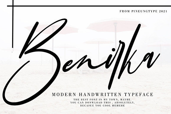 Benirka: A Versatile Script Font for Creative Campaigns