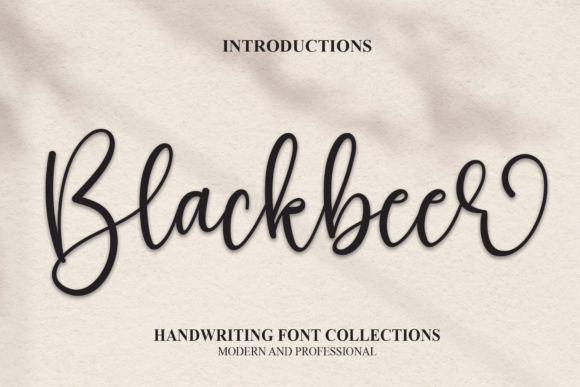 Blackbeer: Elevate Your Brand with This Premium Handwritten Font