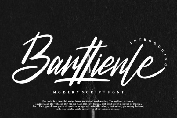 Discover Barttienle: A Versatile Handwritten Font