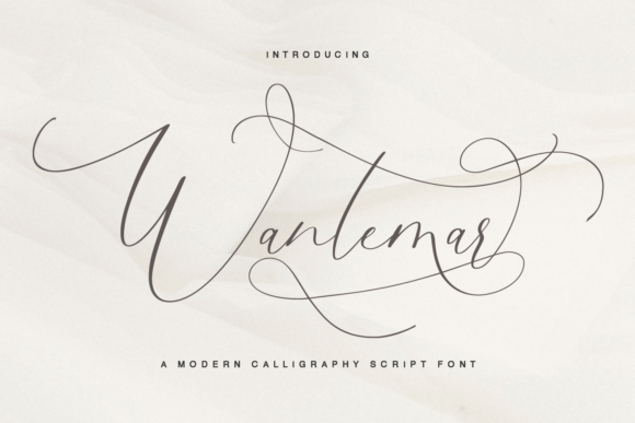 Discover the Elegance of Wantemar Font for Your Crafts