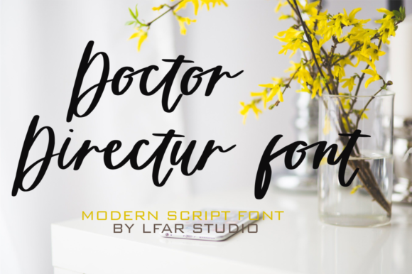 Doctor Directur: A Smart and Confident Typeface for Design
