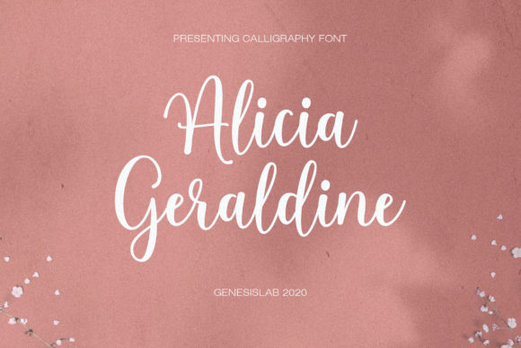 Elegant Alicia Geraldine: A Perfect Script Font for Web Design
