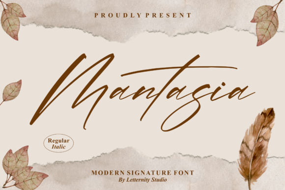 Elegant Script Font: Mantasia for Web Design