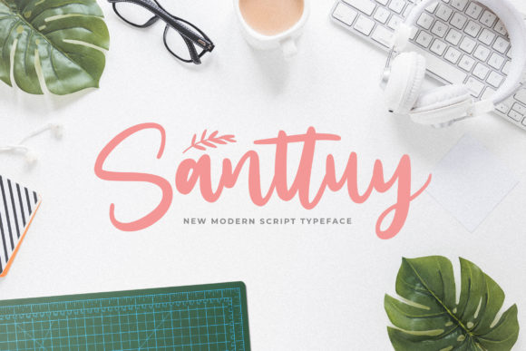Elevate Your Brand with the Elegant Santtuy Font