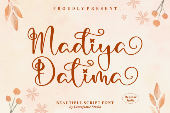 Elevate Your Craft with Madiya Dalima: A Chic Script Font