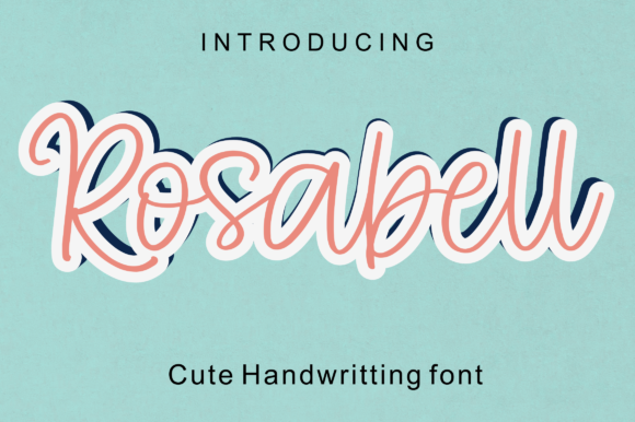 Elevate Your Web Design with Rosabell, the Elegant Handwritten Font