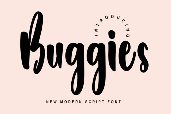 Enhance Your Brand with Buggies: A Versatile Handwritten Font