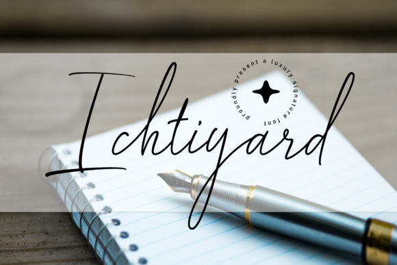 Enhance Your Brand with Ichtiyard: A Handwritten Font