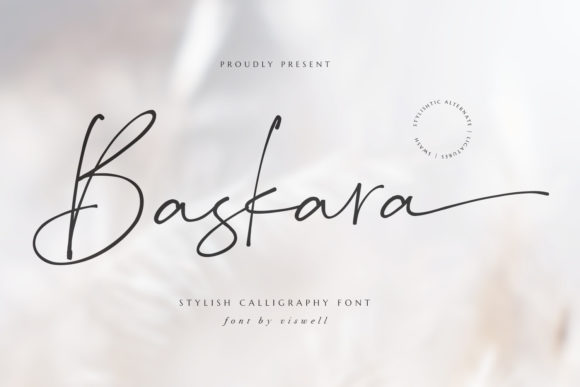Enhance Your Campaign with Baskara: A Stylish Calligraphy Font
