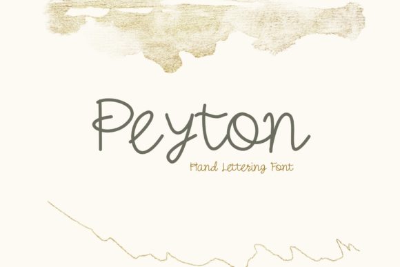 Enhance Your Campaigns with Peyton: A Versatile Handwritten Font