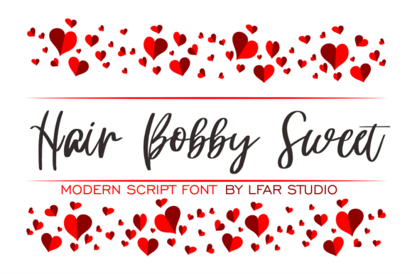 Enhancing Editorial Design with Hair Bobby Sweet Font