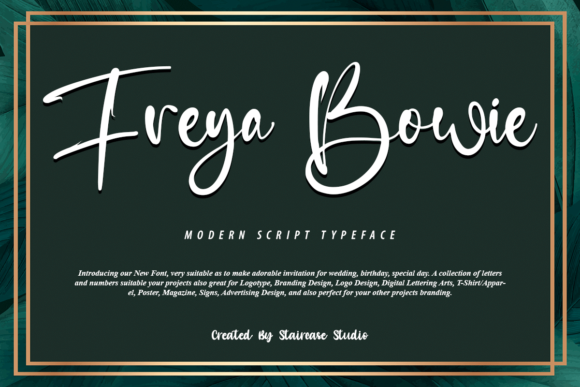 Freya Bowie: The Perfect Handwritten Font for Makers