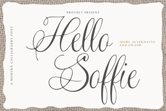 Hello Soffie: A Graceful Script Font for Creative Makers