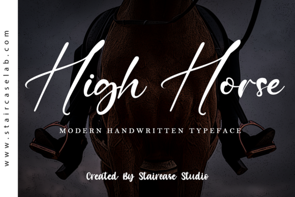 High Horse: A Modern Handwritten Font for Crafters