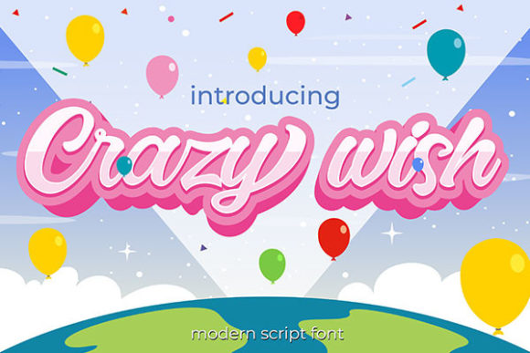 Introducing Crazy Wish: A Joyful Handwritten Font for Editorial Design