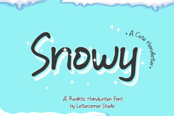 Introducing Snowy: A Versatile Handwritten Font for Editorial Design
