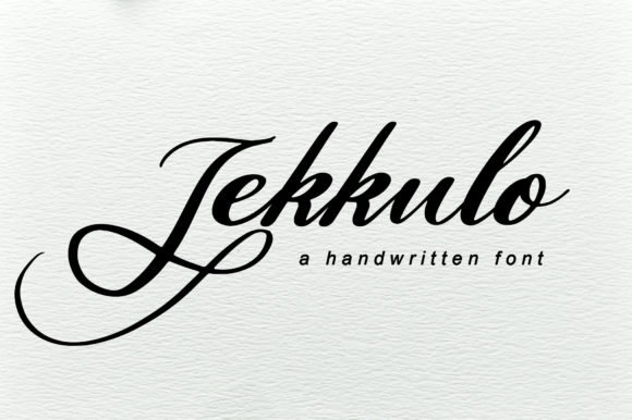 Jekkulo: A Versatile Script Font for Modern Web Design