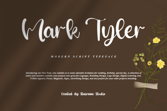 Mark Tyler: A Modern Script Font for Polished Web Design