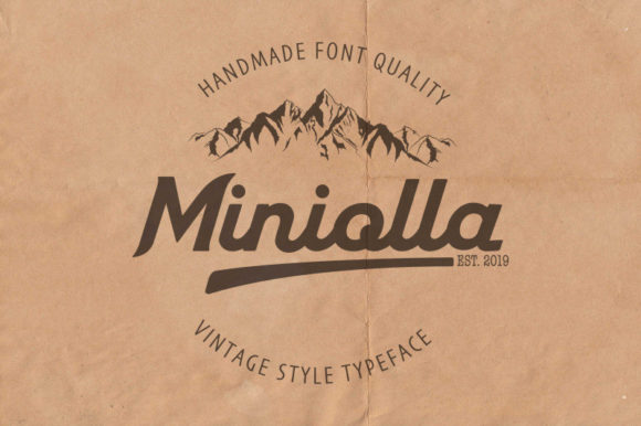 Miniolla: A Handwritten Font for Editorial Charm
