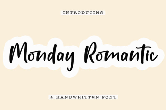 Monday Romantic: Elevate Your Campaign with a Luxurious Handwritten Font