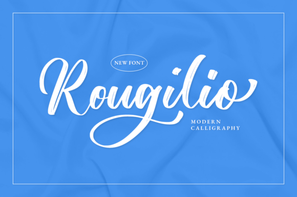Rougilio: A Script Font with Character