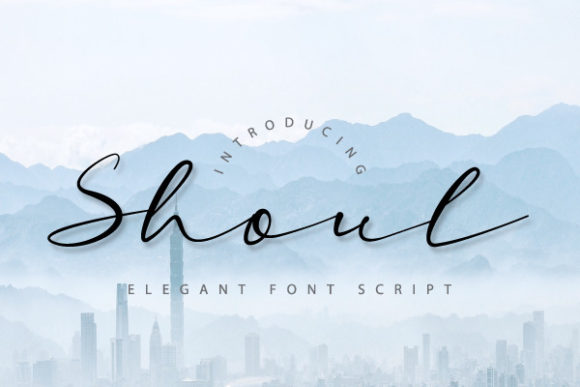 Shoul: A Romantic and Elegant Handwritten Font for Campaigns