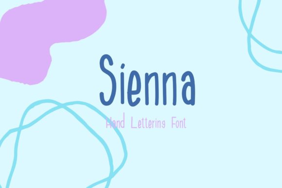 Sienna: A Sweet and Friendly Handwritten Font for Crafters