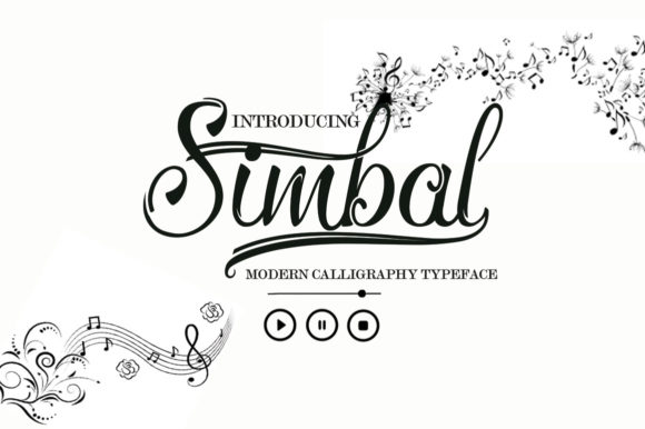 Simbal: A Versatile Calligraphy Font for Crafters