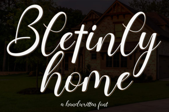 Transform Your Brand with Bletinly Home Font