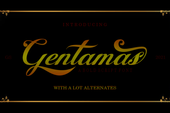 Transform Your Brand with Gentamas: A Bold Handwritten Font