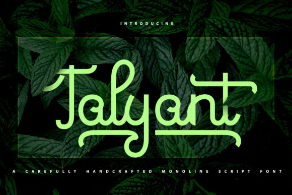 Transform Your Brand with Talyant: A Handmade Script Font