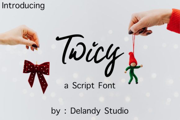Twicy: A Charming Script Font for Web Design