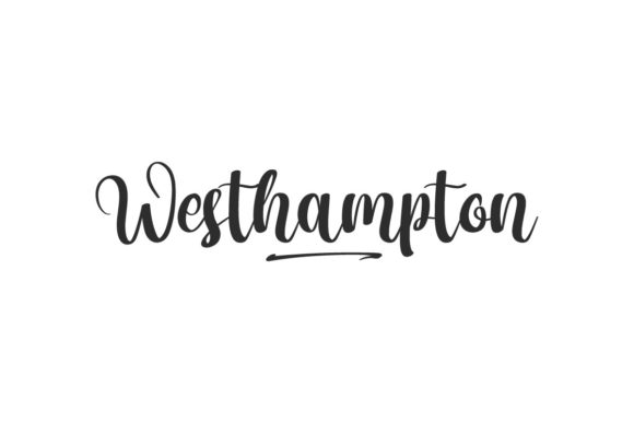 Westhampton: A Handwritten Font for Elegant Branding