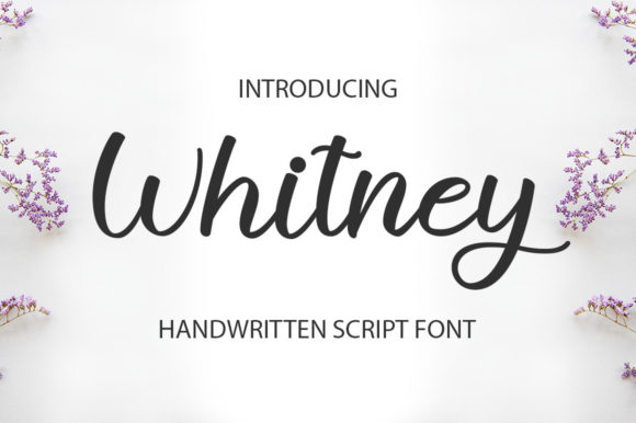 Withney: A Stylish Script Font for Elegant Editorial Design